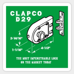 The Clapco D29 Sticker